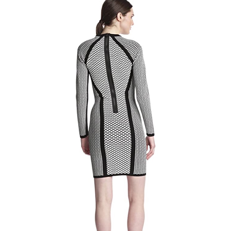 Bcbgmaxazria Elizabeth Jacquard Dress